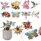 10PCS Diamond Art Garden Stakes – Butterfly, Hummingbird, Ladybug, Bee & Dragonfly DIY Diamond Painting Kit for Indoor & Outdoor Decor